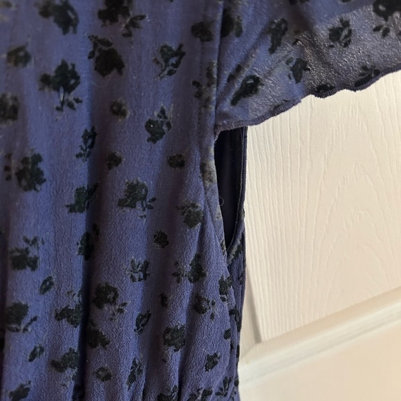 *SOLD* Aritzia Sunday Best Rand Floral Velvet Dress - Picture 7 of 7